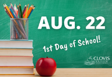 Aug. 22 1st day of school
